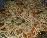 A picture of step 7 of Chowmein.