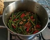 A picture of step 2 of Green Bean & Cannelini Bean Side Curry (Vegan/Vegetarian).