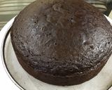 A picture of step 6 of Chocolate Drip cake.