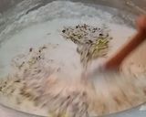 A picture of step 4 of Kheer (rice pudding).