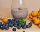 Foto del paso 2 de la receta: Batido de arándanos y nísperos 🍹Lassi de temporada
