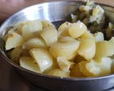 A picture of step 2 of Amla candy.