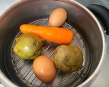 A picture of step 1 of Japanese Potato Salad.