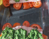Foto del paso 1 de la receta: Pescado saludable al horno con tomate y espinaca