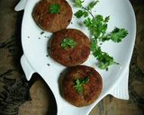 A picture of step 6 of Shami kabab #ramadankitayari.
