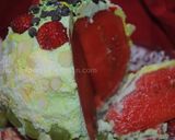 A picture of step 23 of No bake watermelon cake.