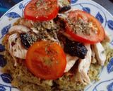 Foto del paso 5 de la receta: Pizza de poroto Mungo y Pollo