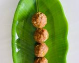 A picture of step 8 of Caramel badam paak (Caramel almond fudge).