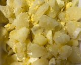 A picture of step 4 of Thabi’s potatoes salad.