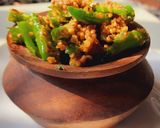 A picture of step 4 of Instant Green Chilli Pickle.