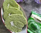 Bolu gulung kukus chocolatos matcha langkah memasak 4 foto