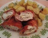 Baconbe tekert Kentucky-s rántott csirkemell szeletek recept fázis 6 fotója