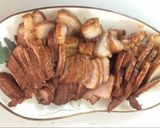 A picture of step 3 of Banh Hoi with Char Siu Pork.
