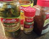 A picture of step 4 of Landslide Chili.