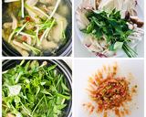 Hình bước làm 2 của món Lẩu gà lá é