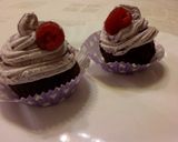 Málnás-áfonyás muffin recept fázis 7 fotója