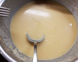 Foto del paso 1 de la receta: Pancakes de arroz y mandarina con jamón y queso