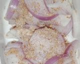 A picture of step 2 of Masala onion.