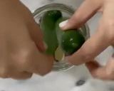 Foto del paso 1 de la receta: Pepinillos en vinagre keto