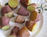 A picture of step 1 of Sweet potato Holige.
