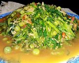Foto langkah ke 5 dari resep Tauco Kangkung Rebon.
