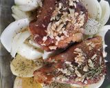 A picture of step 3 of Picanha on a Bed of Roasted Potatoes and Onions.