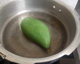 A picture of step 2 of Aam panna.