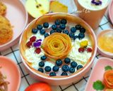 Hình bước làm 2 của món Bánh táo rau câu