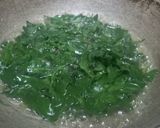 A picture of step 1 of Bathua parotha.