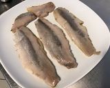 Une image de l'étape 3 de Harengs à l'ail,épices antillaises et basilic frais.
