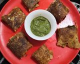 A picture of step 9 of Rava masala cut dosa sooji masala cut dosa.