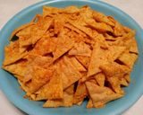 Foto langkah ke 3 dari resep Kripik Pangsit rasa keju pedas.