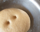 A picture of step 3 of Brown Bread#Theme Challenge.