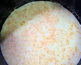 A picture of step 1 of Fried Milk Infused with Mandarin.
