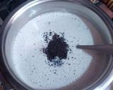 Foto del paso 2 de la receta: Flan instantáneo de vainilla, canela y fideos de chocolate