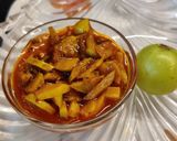 A picture of step 9 of Khatta Meetha Amla Pickle.