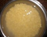 A picture of step 1 of Moong Dal Pakoda.