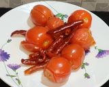 A picture of step 5 of Pasta in red sauce.