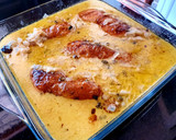 Foto del paso 6 de la receta: Contramuslos de pollo al horno en salsa cremosa de limón, ajo y mantequilla