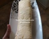Foto langkah ke 6 dari resep Swiss roll cheesecake (gluten-free & 2 telur).