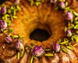 A picture of step 7 of Gulab jambun cake.