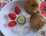 Foto del passaggio 3 della ricetta Salsa tzaziky #vegan con burger di zucchine