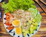 Cara Membuat Salad with creamy sesame dressing 5