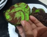 Foto langkah ke 4 dari resep Bolu Marmer Kukus (4 telur).
