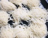 A picture of step 1 of Sama rice nool putu (idiyappam).