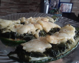 Foto del paso 9 de la receta: Calabacines🥒 con espinacas🌿, pasas de uva🍇 y queso🧀...🤔