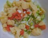 A picture of step 1 of Katori Chaat.