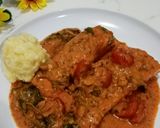 Foto langkah ke 7 dari resep Creamy Tuscan Salmon.