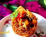 A picture of step 11 of Ghugni Chaat in Vermecelli Katori.
