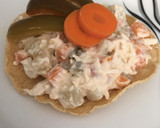 Foto del paso 3 de la receta: Ensalada de pollo fácil, rápida y reducida en grasa 🍗🥗